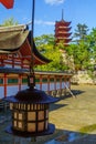 Itsukushima Shrine, and the Five-storied Pagoda, in Miyajima