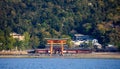 Itsukushima Shrine, Miyajima island, Hiroshima, Japan Royalty Free Stock Photo