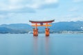 Floating Torii of Itsukushima Shrine in Hiroshima, Japan Royalty Free Stock Photo