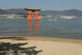 Itsukushima Torii Royalty Free Stock Photo