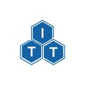 ITT letter logo design on white background.ITT creative initials letter logo concept.ITT vector letter design Royalty Free Stock Photo
