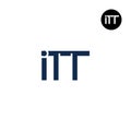 ITT Logo Letter Monogram Design Royalty Free Stock Photo