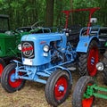 Classic Tractors: Blue Eicher Diesel tractor