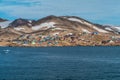 Ittoqqortoormiit - remote place in east Greenland Royalty Free Stock Photo