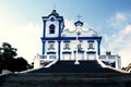 View of a traditional Catholic church in the town of Itubera in the Brazilian state of Bahia