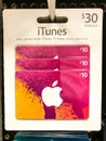 ITunes gift cards