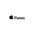 Itunes logo editorial illustrative on white background