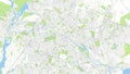 ÃÂ¡ity map Berlin, color detailed urban road plan, vector illustration Royalty Free Stock Photo