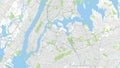 ÃÂ¡ity map New York, color detailed urban road plan, vector illustration