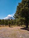 Itza-Popo National Park and Popocatepetl volcano Royalty Free Stock Photo