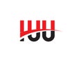 IUU Letter Initial Logo Design Vector Illustration Royalty Free Stock Photo