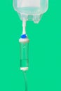 IV Bag and Drip Chamber Royalty Free Stock Photo