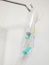 IV bag for patient. Royalty Free Stock Photo