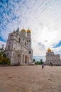 Ivan the Great Bell Tower and Assumption belfry in Royalty Free Stock Photo