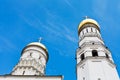 Ivan the Great Bell Tower and Assumption belfry Royalty Free Stock Photo