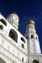 Ivan Great Bell tower. Moscow Kremlin. Color photo. Royalty Free Stock Photo