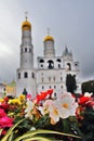 Ivan Great Bell tower. Moscow Kremlin landmark. UNESCO World Heritage Site. Royalty Free Stock Photo