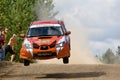 Ivan Smirnov on Subaru Royalty Free Stock Photo