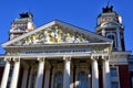 Details of Ivan Vazov National Theatre is Bulgaria`s national theatre, Royalty Free Stock Photo