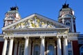 The Ivan Vazov National Theatre is Bulgaria`s national theatre, Royalty Free Stock Photo