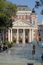 The Ivan Vazov National Theatre In Sofia, Bulgaria Royalty Free Stock Photo