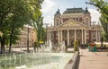 Ivan Vazov theater in Sofia Bulgaria Royalty Free Stock Photo