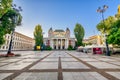 Ivan Vazov Theater in Sofia Royalty Free Stock Photo