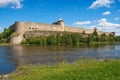 Ivangorod fortress, Russia Royalty Free Stock Photo