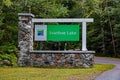 Ivanhoe Lake Provincial Park Entrance Sign