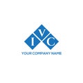 IVC letter logo design on white background. IVC creative initials letter logo concept. IVC letter design Royalty Free Stock Photo