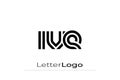 IVE Creative Unique Modern Letter Logo Design. Elegant Monogram Logo Design with Decorative Elements and Typography Royalty Free Stock Photo