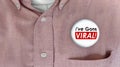 Ive Gone Viral Social Media Buzz Sharing Networking Button Pin