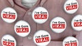 Ive Gone Viral Social Media Buzz Sharing Networking Buttons Pins