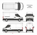 Iveco Daily Cargo Delivery Van L2H2 2014-2019 Royalty Free Stock Photo