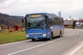 Iveco Crossway Line 10.8M bus of SAD Zilina transportation company with strong motion blur effect