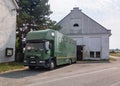 Iveco EuroCargo Tector truck modified for transporting horses