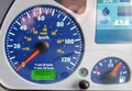 Iveco heavy truck speedometer showing exactly 1000000kms in the UK