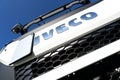 Iveco logo at truck