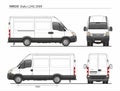Iveco Daily L2H2 2009 Cargo Delivery Van Royalty Free Stock Photo