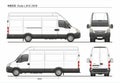 Iveco Daily L3H2 2009 Cargo Delivery Van Royalty Free Stock Photo