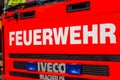 Iveco Magirus rotating ladder from german fire department Peine f