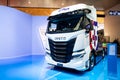 Iveco S-Way heavy-duty truck presented at the Hannover IAA Transportation Motor Show. Germany - September 20, 2022