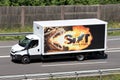 Iveco Daily of Sixt on motorway.