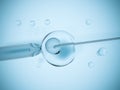 IVF (in vitro fertilization) 3D digital illustration. Fertility concept Royalty Free Stock Photo