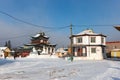 Ivolginsky Buddhist datsan monastery near Ulan-Ude city in Buryatia