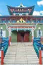 Ivolginsky datsan, Buddhist temple, Buryatia. Royalty Free Stock Photo