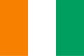 Ivorian Flag of Cote Ivoire