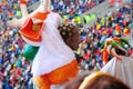 Ivorian football fan