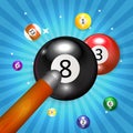 Ivories, Billiard Balls Background