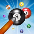 Ivories, Billiard Balls Background